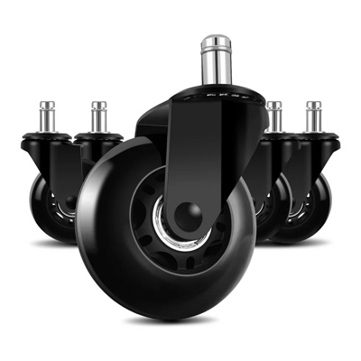 CASTER WHEEL BLACK 2.5'' SWIVEL